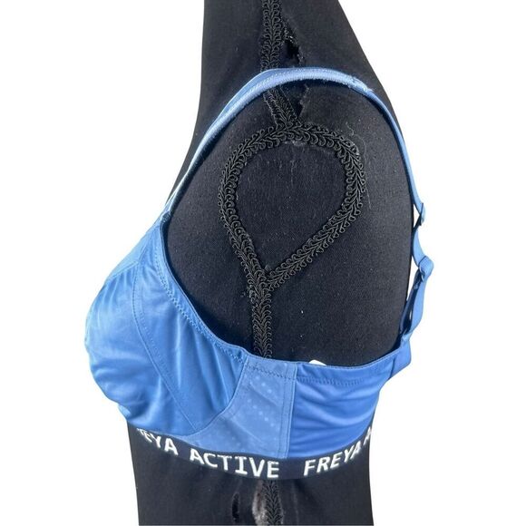 Freya Active Dynamic AC4014 Non-wired Soft Cup Sports Bra Denim 32DDD - Picture 3 of 7